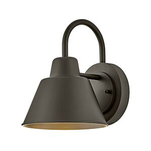 Wes 1-Light LED Gooseneck Barn Light in Oil Rubbed Bronze