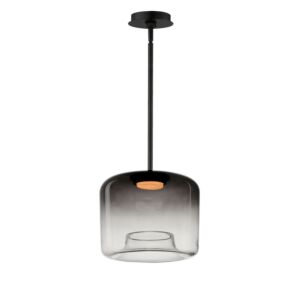 Bombona LED Pendant in Black by ET2