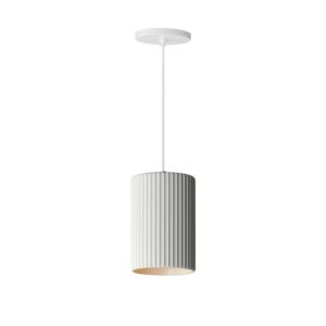 Souffle 1-Light LED Pendant in Chaulk White