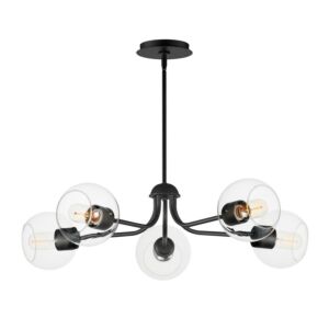 Knox 5-Light Chandelier in Black