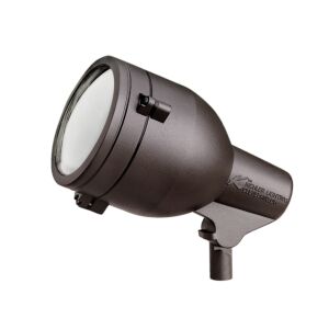 Hid High Intensity Discharge 1-Light Landscape Accent in Textured Architectural Bronze