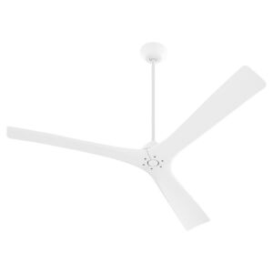 Mecca 64" Ceiling Fan in White by Oxygen Lighting