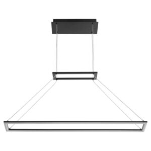 Xanni LED Pendant in Black by Oxygen Lighting