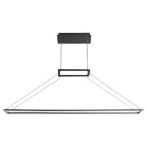 Xanni LED Pendant in Black by Oxygen Lighting