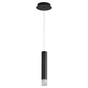 Alarum LED Pendant in Black by Oxygen Lighting