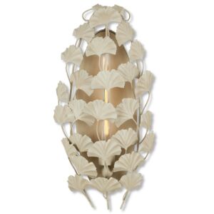 Maidenhair  Wall Sconce in Antique Pearl by Currey and Company