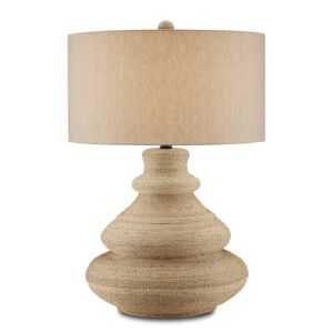 Jaru  Table Lamp in Natural by Currey and Company