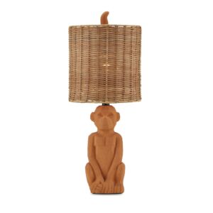 King Louie  Table Lamp in Terracotta by Currey and Company