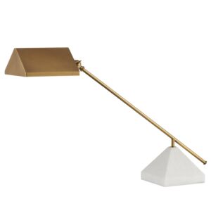 Repertoire  Table Lamp in Antique Brass White by Currey and Company