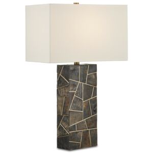 Carina  Table Lamp in Natural Brass by Currey and Company