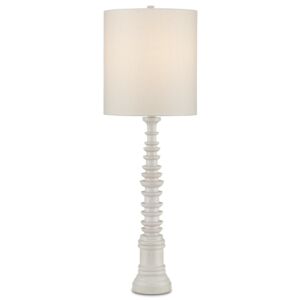 Phyllis Morris  Table Lamp in Whitewash by Currey and Company