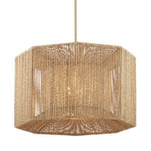 Mereworth  Chandelier in Beige Natural by Currey and Company