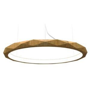 Facet LED Pendant in Louro Freijo