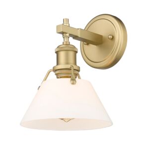 Orwell BCB 1-Light Bathroom Vanity Light in Brushed Champagne Bronze