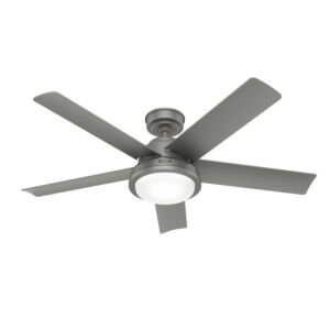 Seawall 52"Ceiling Fan in Matte Silver by Hunter