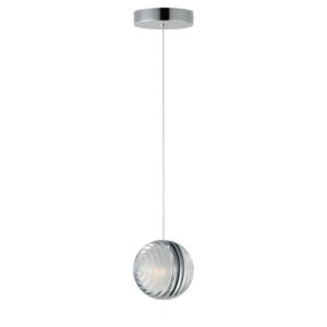 Pulse LED Pendant in Polished Chrome by ET2