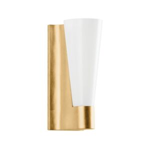 Abner One Light Wall Sconce in Vintage Gold Leaf by Troy Lighting