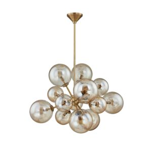 Santee 13 Light Chandelier in Patina Brass by Troy Lighting