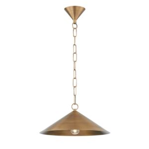 Midvale One Light Pendant in Patina Brass by Troy Lighting