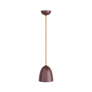 Wade One Light Flush Mount in Oxblood by Arteriors