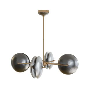 Whitney LED Chandelier in Smoke Luster by Arteriors