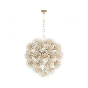 Winona Eight Light Chandelier in Ivory by Arteriors