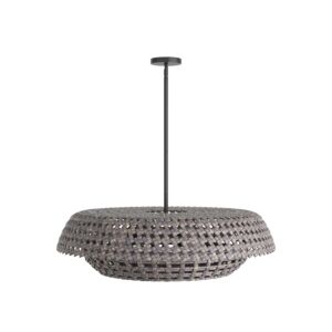 Valdez Three Light Pendant in Dark Gray Washed by Arteriors