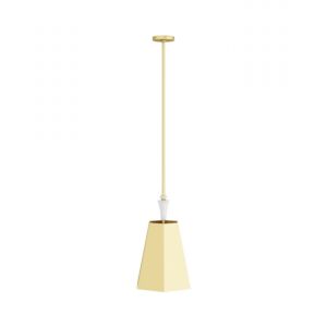 Teagan 1-Light Pendant in Antique Brass