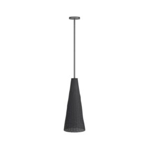 Taya One Light Pendant in Black by Arteriors