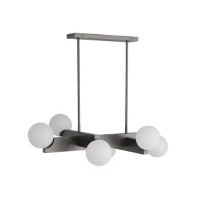 Tallow Six Light Chandelier in English Bronze by Arteriors