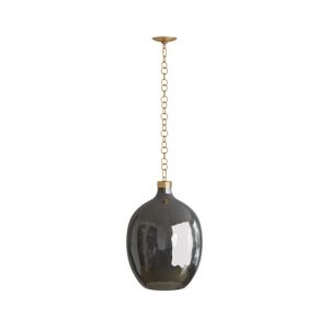 Trost One Light Pendant in Flint Luster by Arteriors