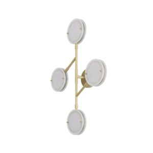 Meridian LED Wall Sconce in Clear Seedy by Arteriors