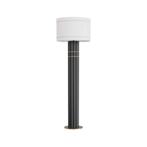 Warner One Light Floor Lamp in Black by Arteriors