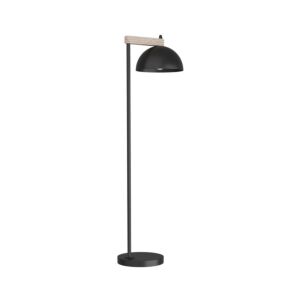 Thea One Light Floor Lamp in Blackened Iron by Arteriors