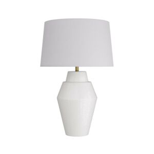 Wanda One Light Table Lamp in White by Arteriors