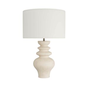 Worland One Light Table Lamp in Matte Ivory by Arteriors