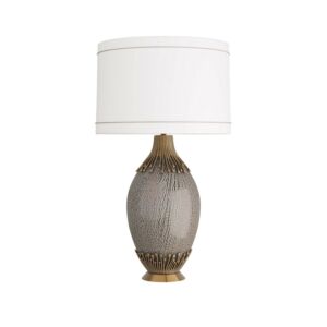 Wilhelm One Light Table Lamp in Ash Reactive by Arteriors