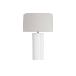 Wyatt One Light Table Lamp in Matte White by Arteriors