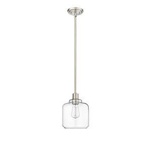 Asheville 1-Light Mini-Pendant in Brushed Nickel