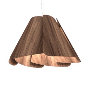 Fuchsia 1-Light Pendant in American Walnut