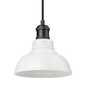 Carver BLK 1-Light Pendant in Matte Black