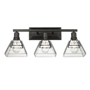 Kepler 3-Light Bathroom Vanity Light in Matte Black