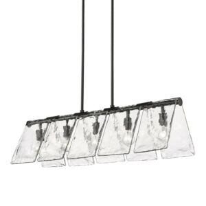 Serenity BLK 5-Light Linear Pendant in Matte Black