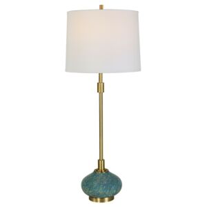 Kaimana  Buffet Lamp in Antiqued Brass by Uttermost