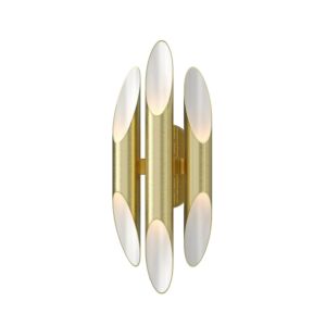 Chimes LED Wall Sconce in Satin Brass