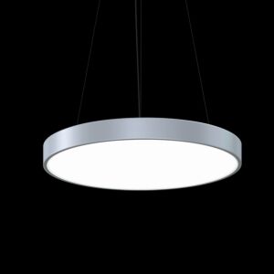 Pi 1-Light LED Pendant in Bright Satin Aluminum