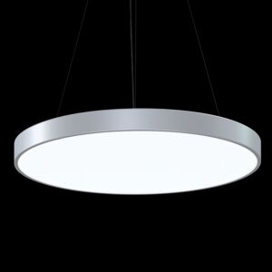 Pi 1-Light LED Pendant in Bright Satin Aluminum