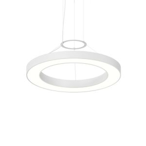 Pi LED Pendant in Satin White