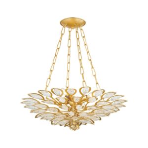 Vittoria 4-Light Chandelier in Gold Leaf