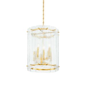 Rio  Lantern in Vintage Polished Brass by Corbett Lighting